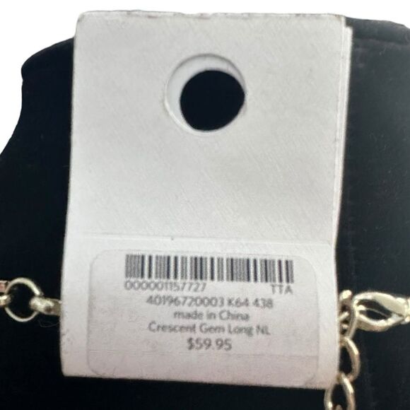NWT Coldwater Creek Cresent Fashion Necklace - Picture 6 of 6